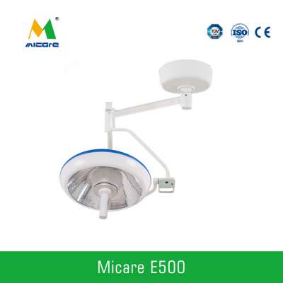 medical E500 manufacturer single headed ceiling light veterinary surgical lights